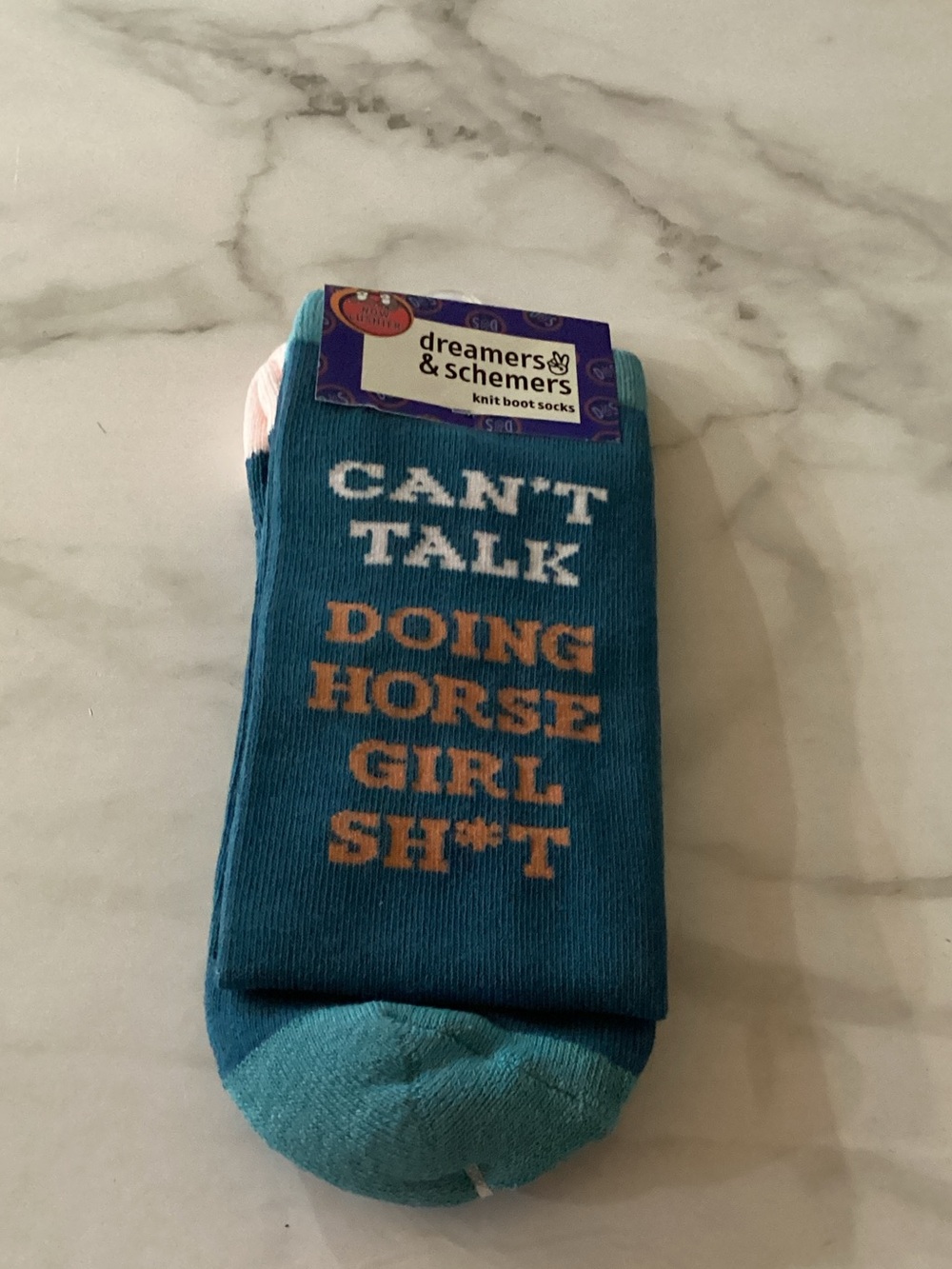D&S Horse lover crew socks